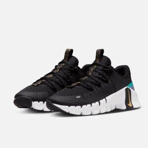 Size 7.5W - Nike Free Metcon 5 Premium Black Fireberry Gold W "EXPEDITESHIP"